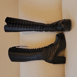 ROC Lash Leather Lace Up Platform Boots Australia US 9/EU 40